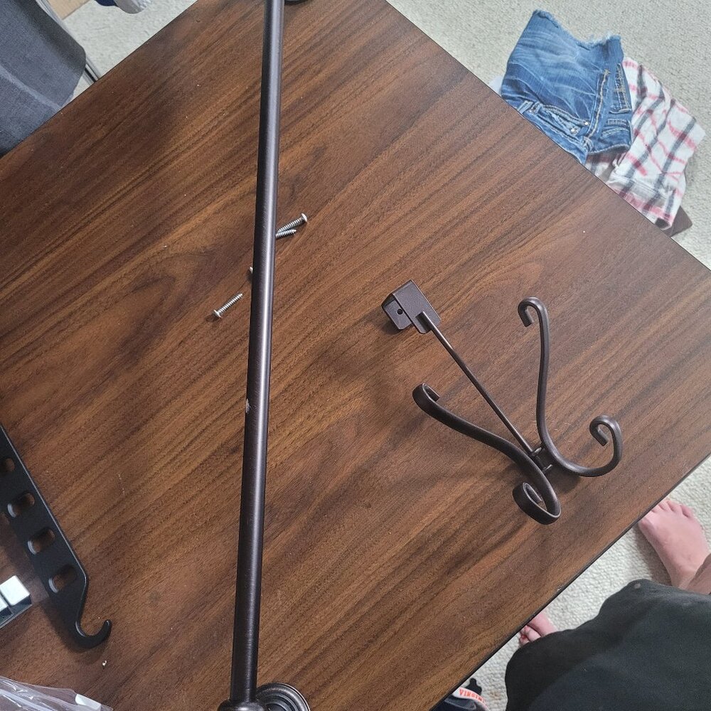 Oil rubbed bronze towel bar rack matching over door towel robe hook